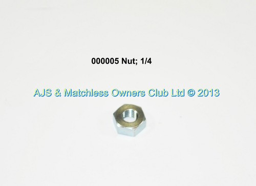 NUT: 1/4 X 26 TPI