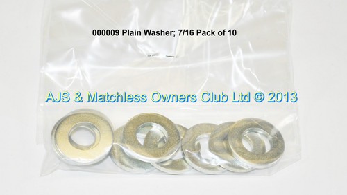 PLAIN WASHER: 7/16