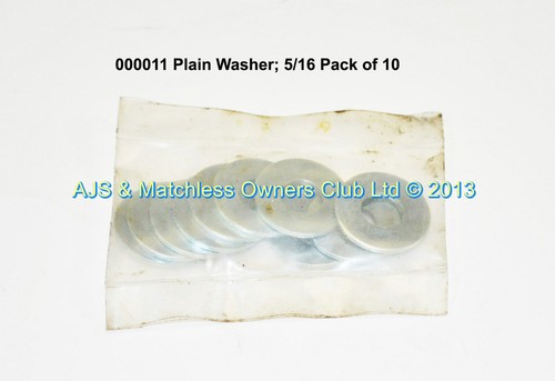 PLAIN WASHER: 5/16