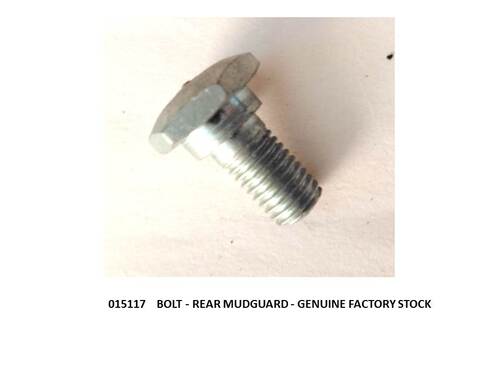 BOLT - REAR MUDGUARD - GENUINE FACTORY STOCK