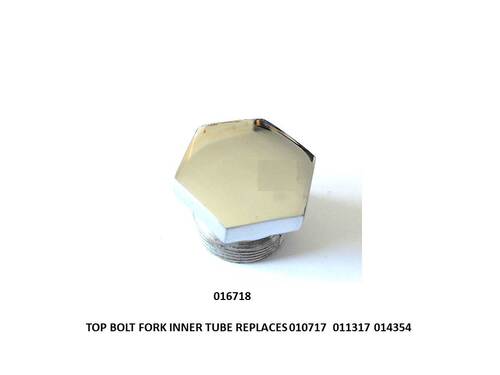 TOP BOLT CHROMED FORK INNER TUBE REPLACES 010717  011317 014354  016718S