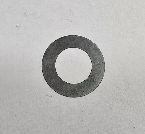 SHIM --- .005 THICK CAMSHAFT END FLOAT.