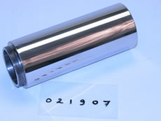 EXTENSION FORK SLIDER / SEAL HOLDER 1 1/4 PAIR POLISHED STAINLESS STEEL 55 ONWARDS - NOT NORTON.