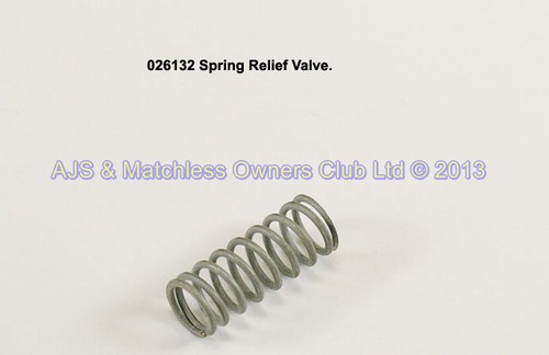 SPRING RELIEF VALVE CRANKCASE
