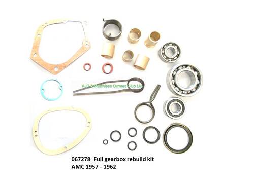 FULL GEARBOX OVERHAUL KIT AMC 1957 UP TO 1962
