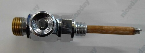 PETROL TAP: PUSH/PUSH CHROME 1/8 X 1/4 BSP NEEDS NUT & SPIGOT AND SEALING WASHER