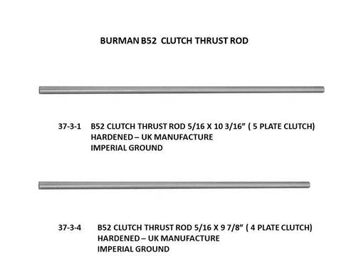 B52 CLUTCH THRUST ROD 5/16 X 10 3/16