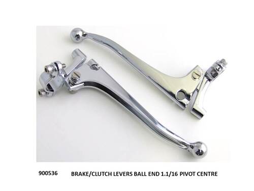 BRAKE/CLUTCH LEVERS BALL END 1.1/16 PIVOT CENTRE