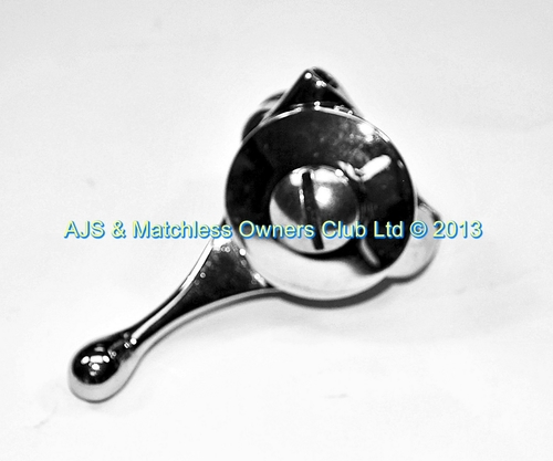 AIR/CHOKE LEVER CHROME   7/8 BARS