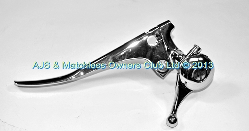 COMBINED CLUTCH/MAGNETO LEVER SUITABLE FOR PRE-1958 MODELS ONLY, 1 1/16 PIVOT CENTRES