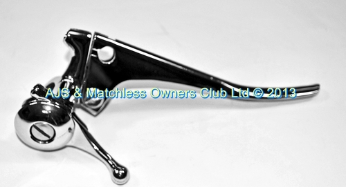 COMBINED FR. BRAKE/AIR LEVER  SUITABLE FOR PRE-1958 MODELS ONLY, 1 1/16 PIVOT CENTRES