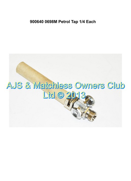 PETROL TAP 1/4  WITH RESERVE 1963 ONWARD 048529 -RARE STOCK