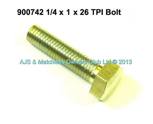 1/4 X  3/4 26TPI SET SCREW